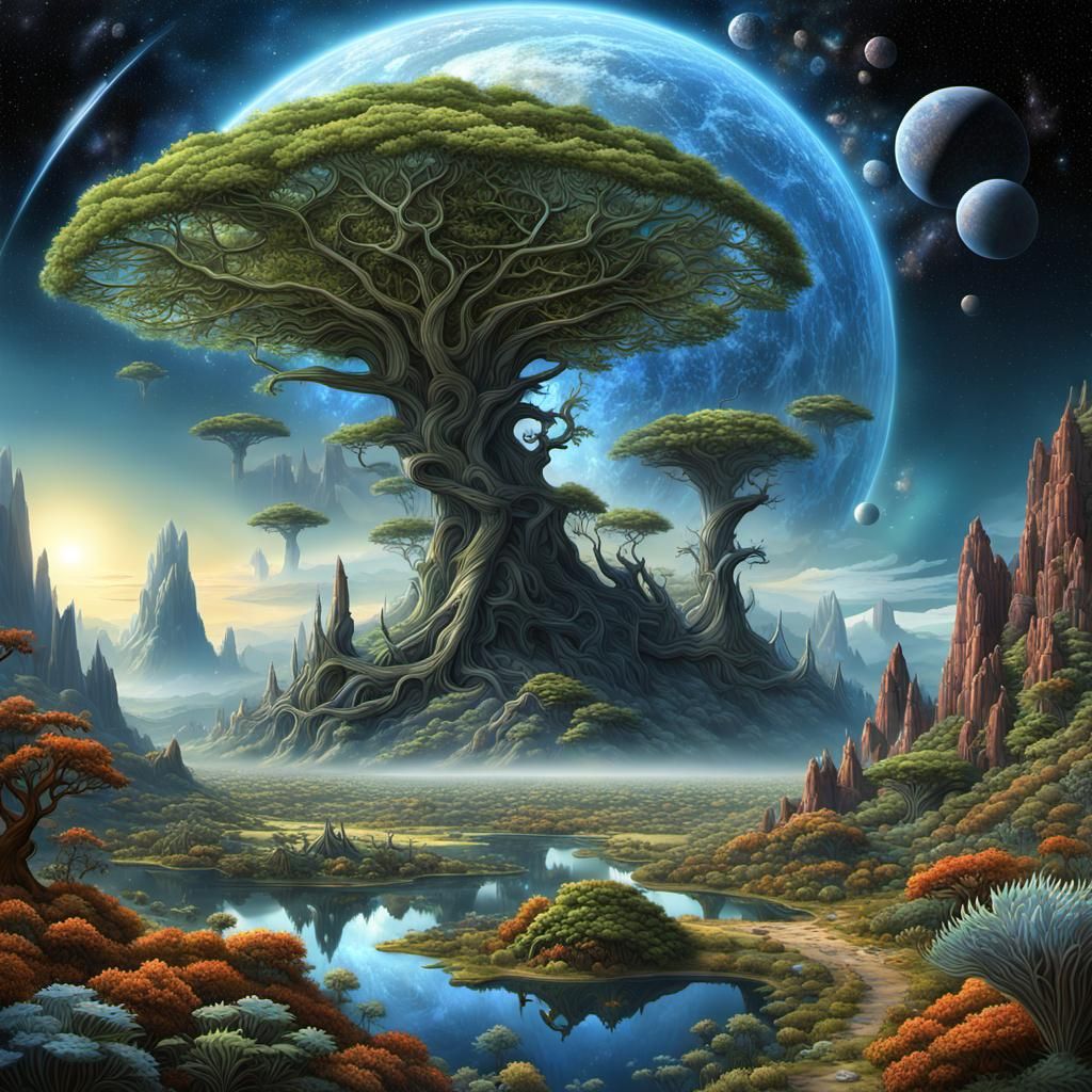 Un paysage fantastique