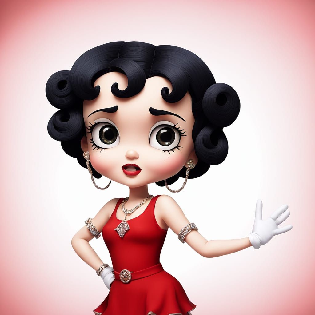 Betty Boop Cartoon Character