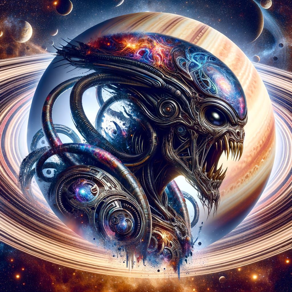 Biomechanical Alpha Dominates Gas Giant Omega Rings