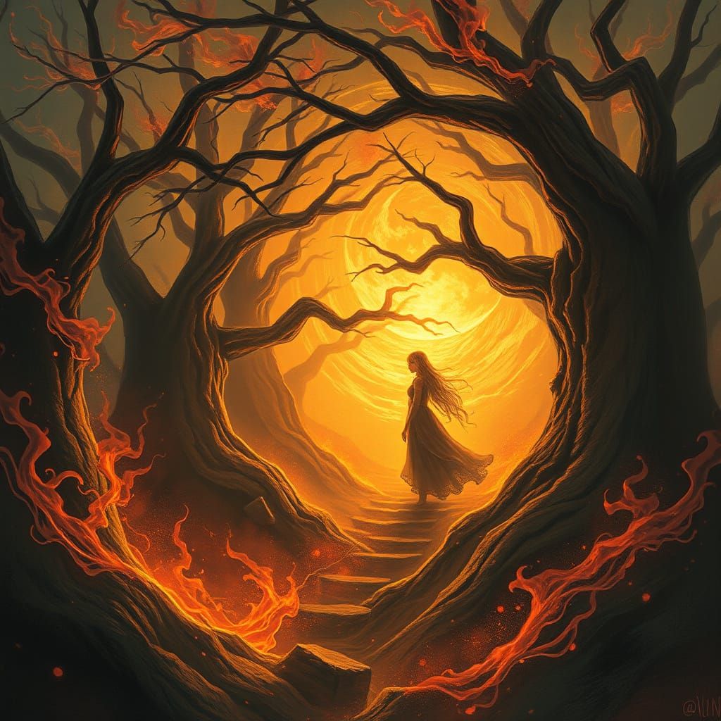 Ethereal Dreamscape in a Whimsical World