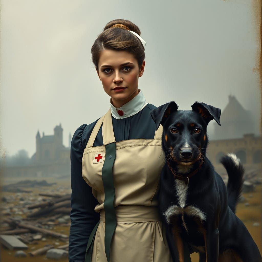 WW I Nurse Edith Cavell Stands Strong in Belgium