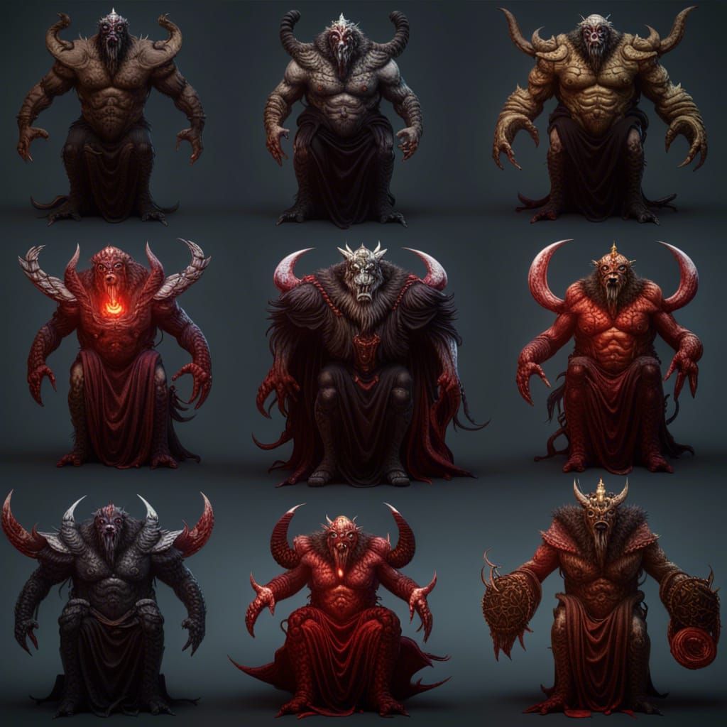 Seven Deadly Sins: Fantasy Concept Art