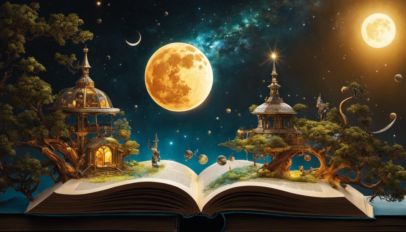 Miniature Universe Emerges from Open Book