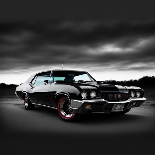 Evil Buick Riviera in Post-Apocalyptic Wasteland