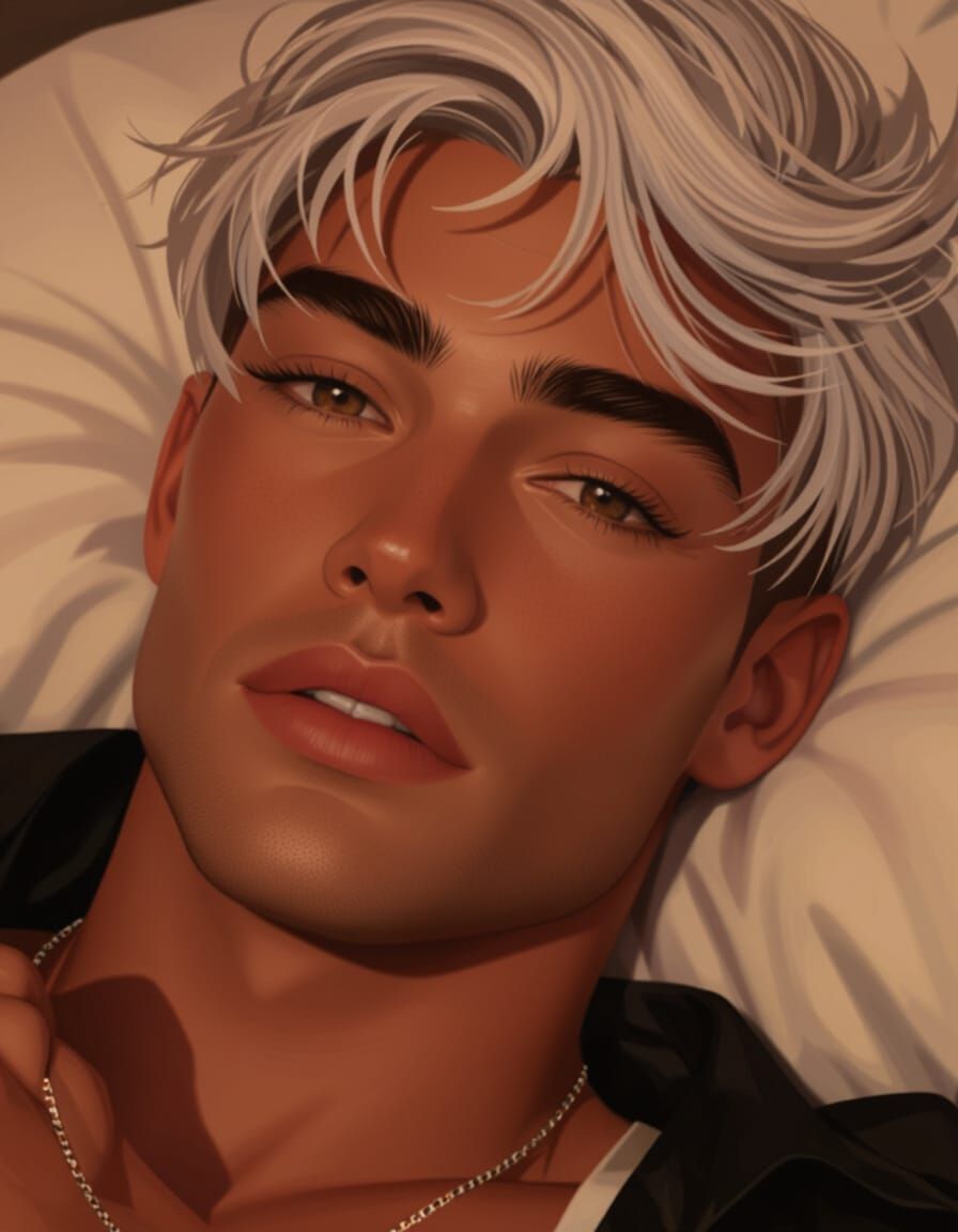 Masculine Portrait of a Man in Golden Hour Light