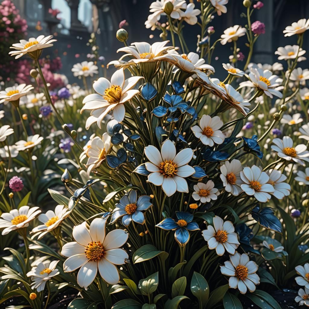 Futuristic Sci-Fi Scene with Intricate Mech Details