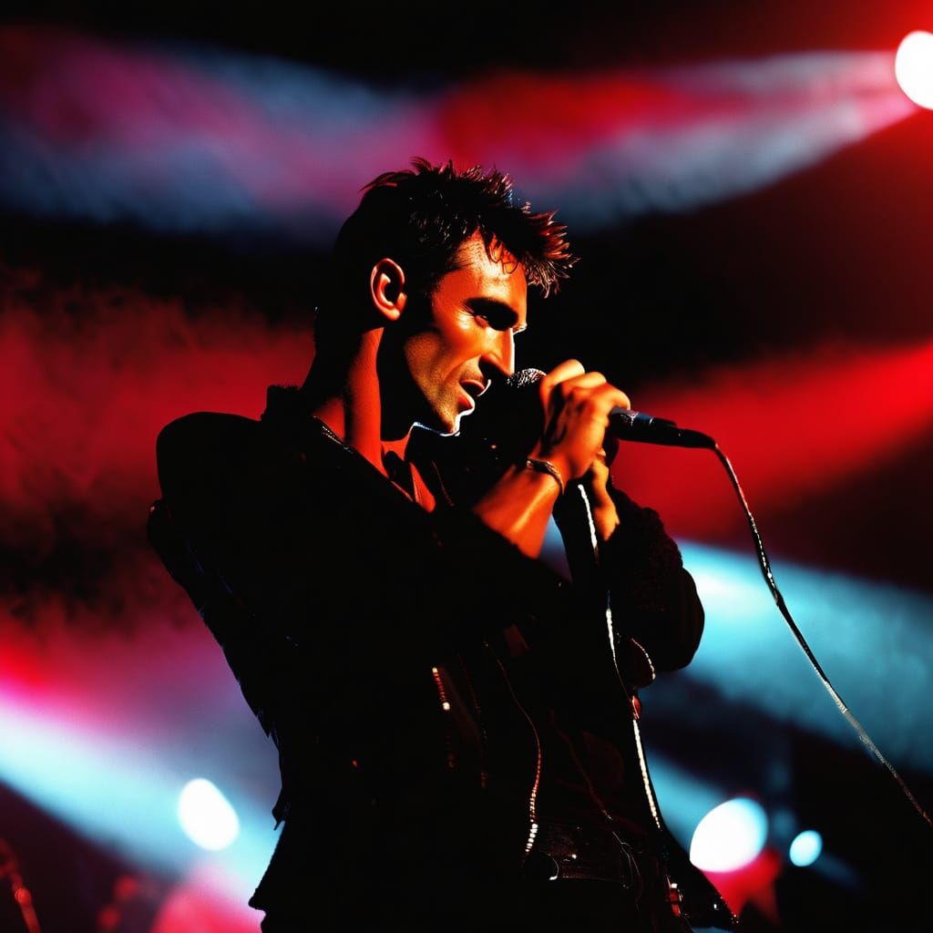 Marti Pellow in 1988 as Wet Wet Wet Singer