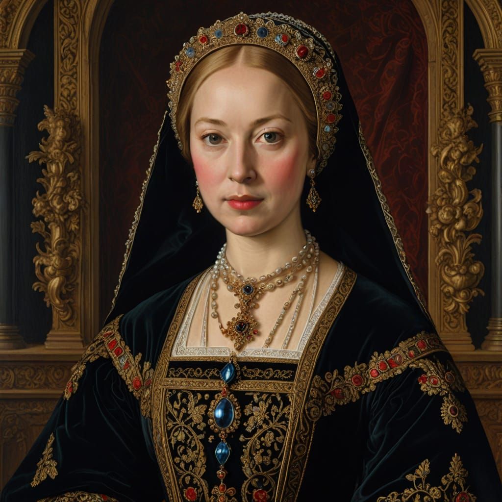 A German Renaissance Queen in 16th-Century Splendor