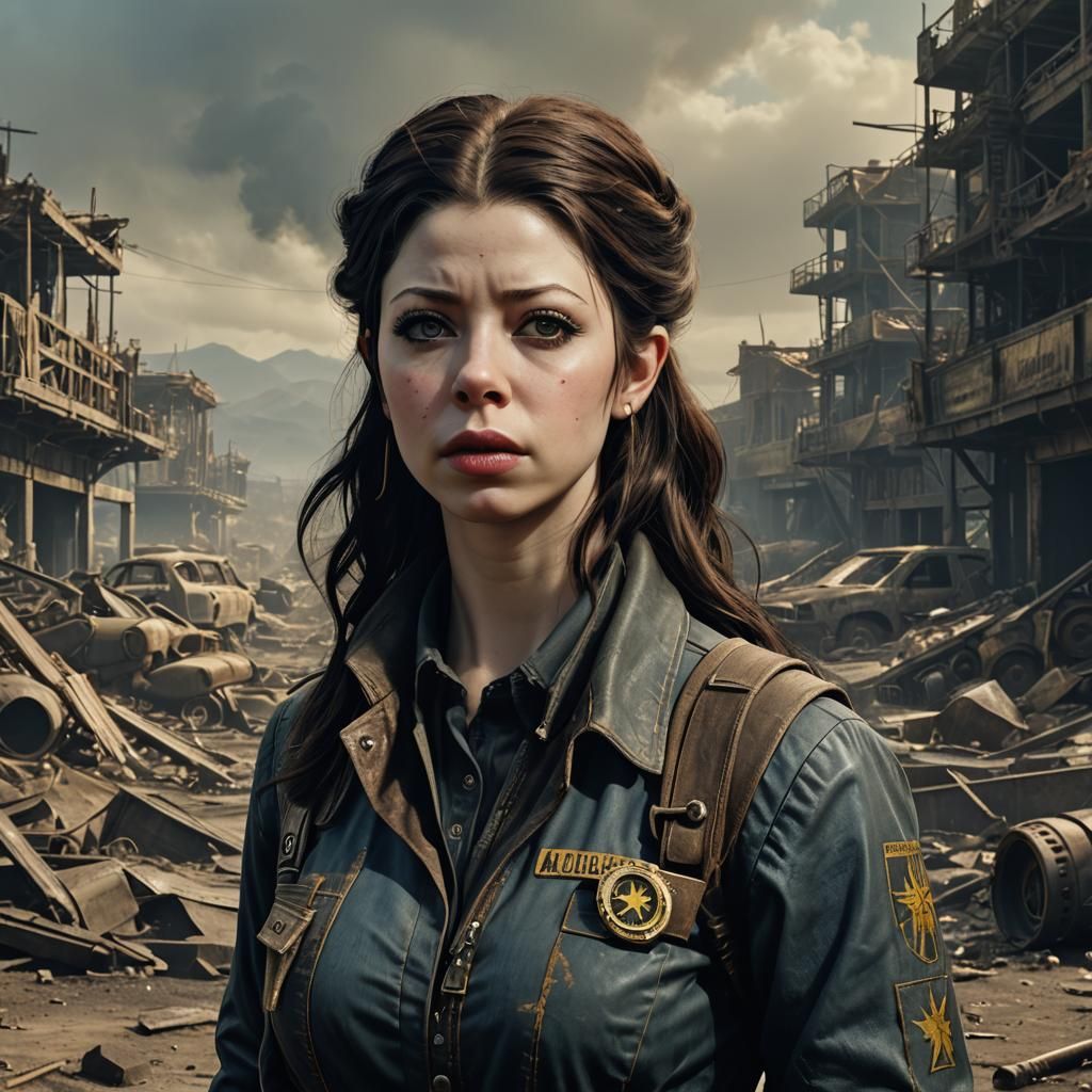 Michelle Trachtenberg as Fallout Character, Matte Painting