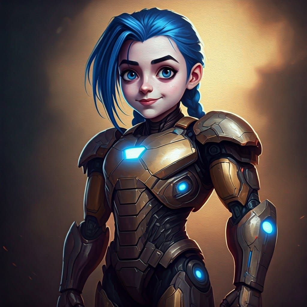 Mischief in Metallic Splendor: Jinx in Ironman Regalia