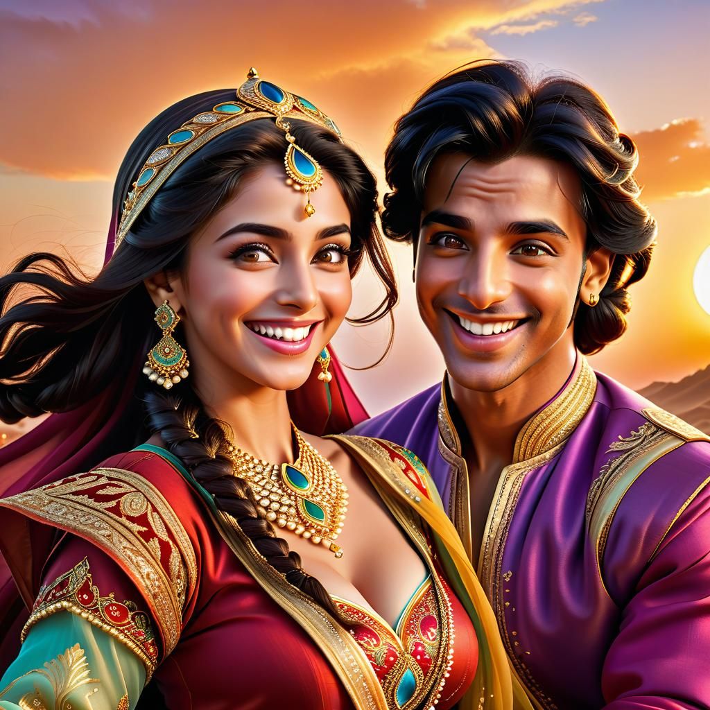 Aladdin and Jasmine