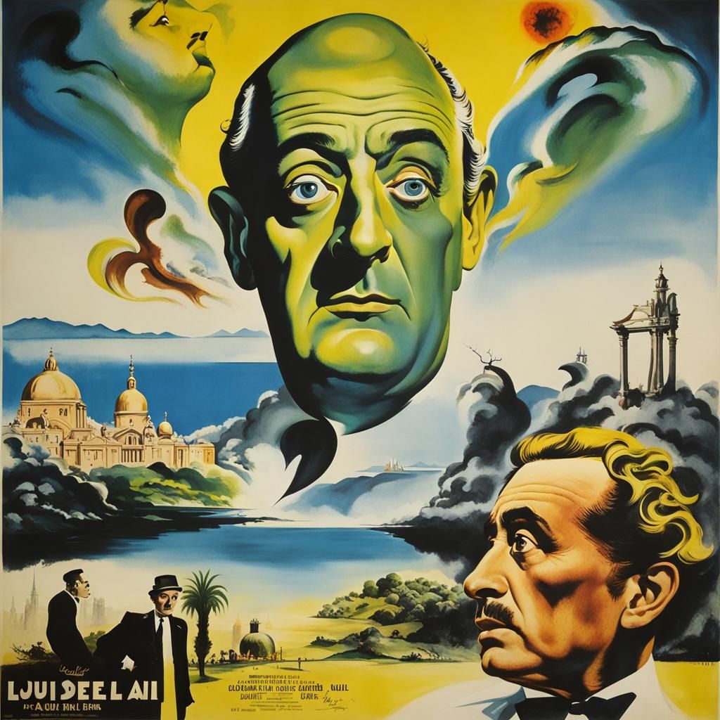 Surreal Movie Poster in Salvador Dalí Style