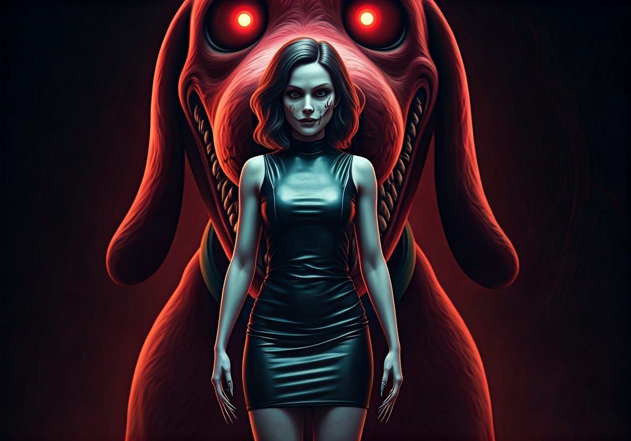 Ethereal Horror Princess Stands with Unsettling Presence