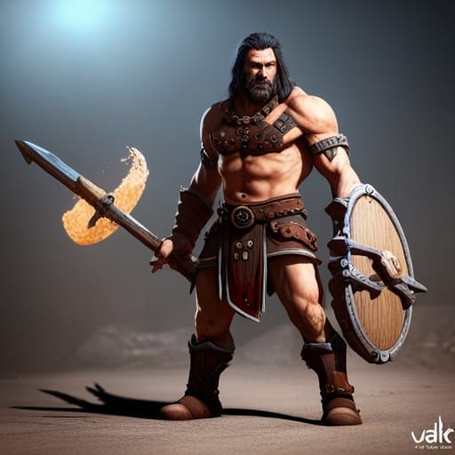 Goliath Barbarian Fantasy Concept Art