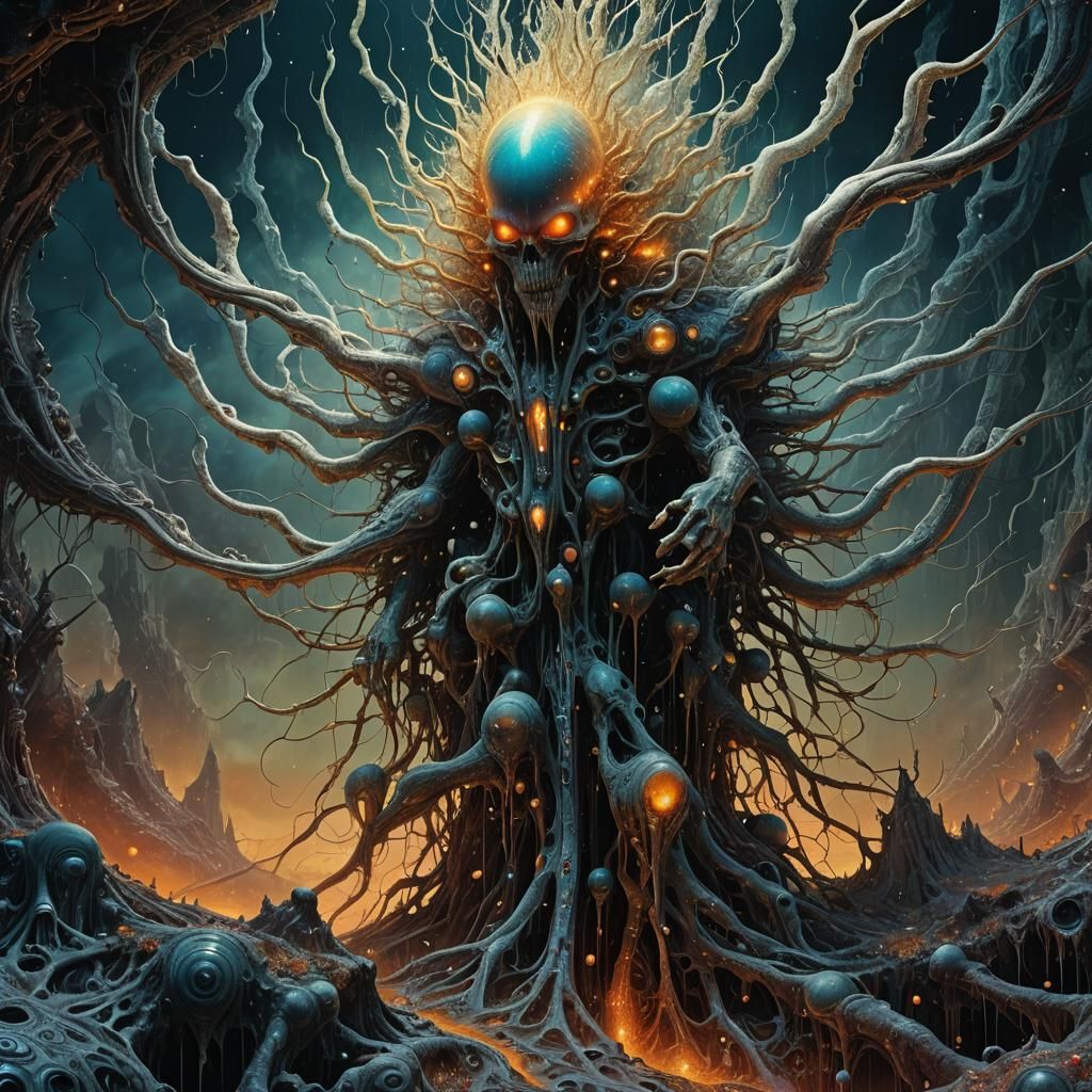 Ethereal Salish Entity in a Fantasy Art Style