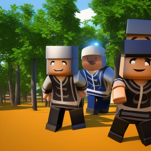Roblox in Epic 3D Videogame Style
