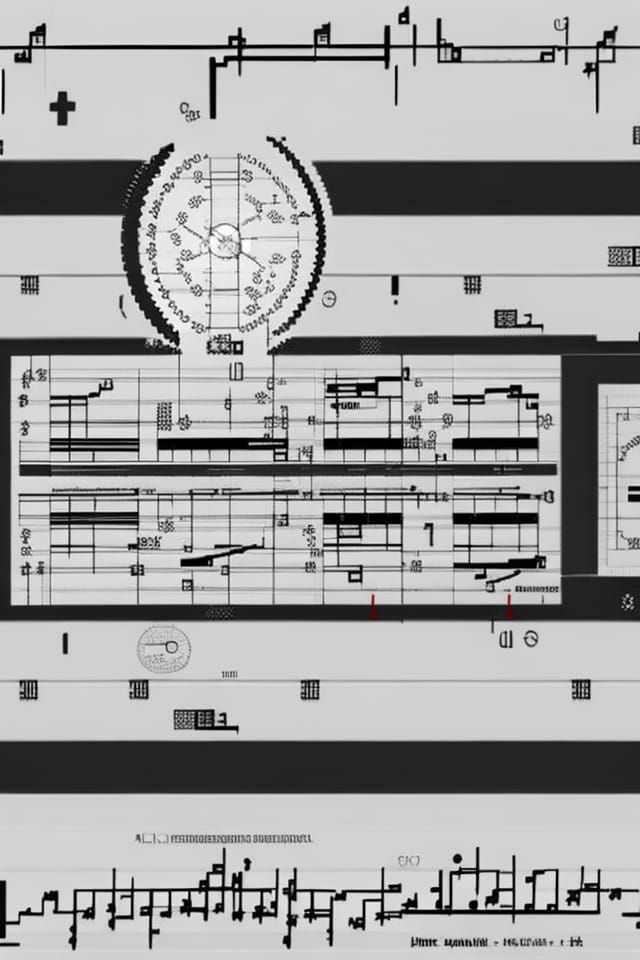 Escher-Inspired Graphic Score of Experimental Music