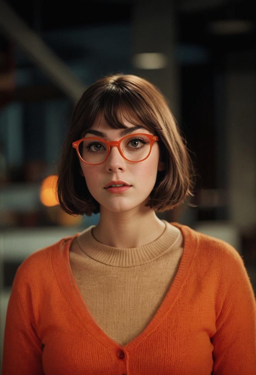 Kat Dennings as Velma Dinkley Cosplay