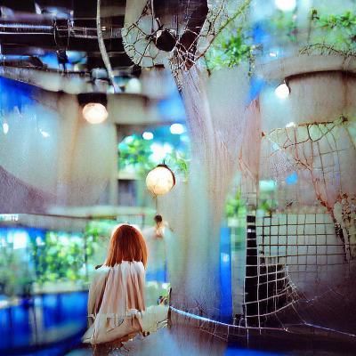 Floating Island in a Dreamy Landscape