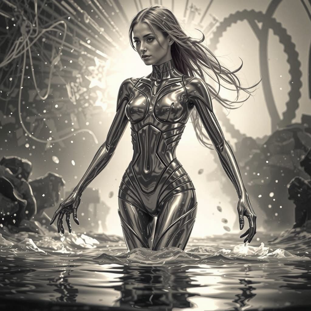 Hydrargyros [Greek: "Water Silver," an ancient term for merc...