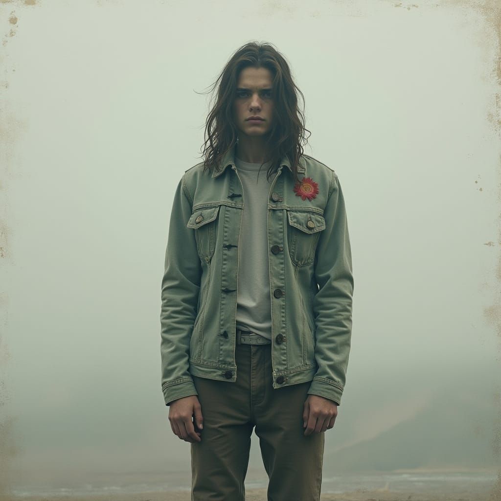 Atmospheric Digital Painting of a Person in Moody Style