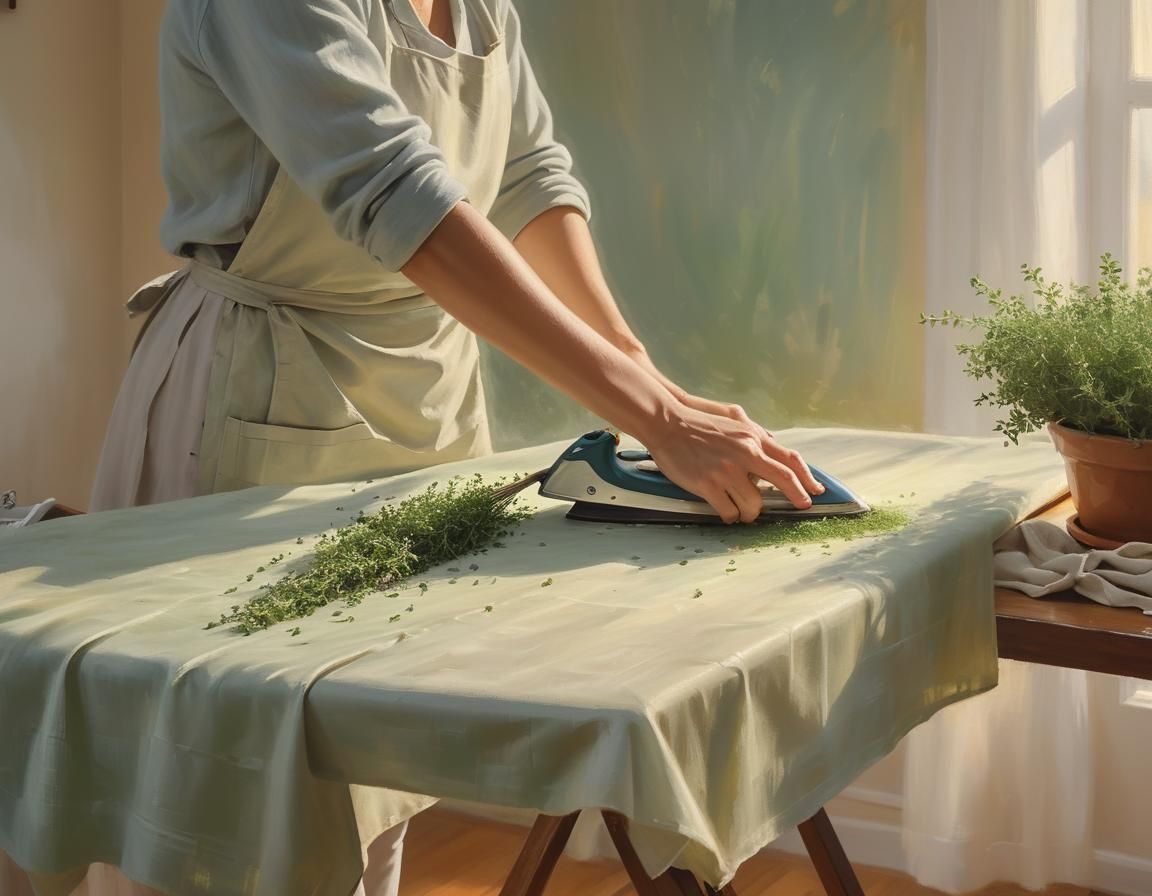 ironing A wrinkle in thyme.