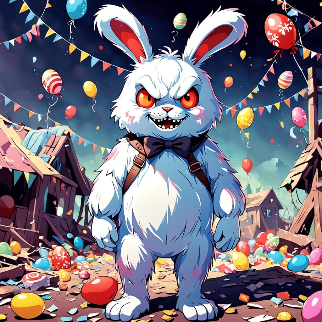Easter Bunny Monster in Regretful Ruin