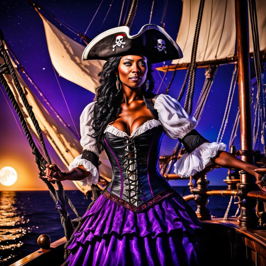 Tia Dalma at the helm~