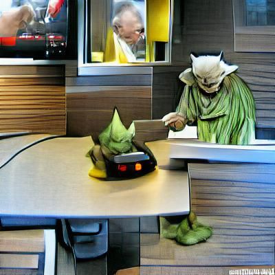 Yoda Orders a Big Mac at McDonald's