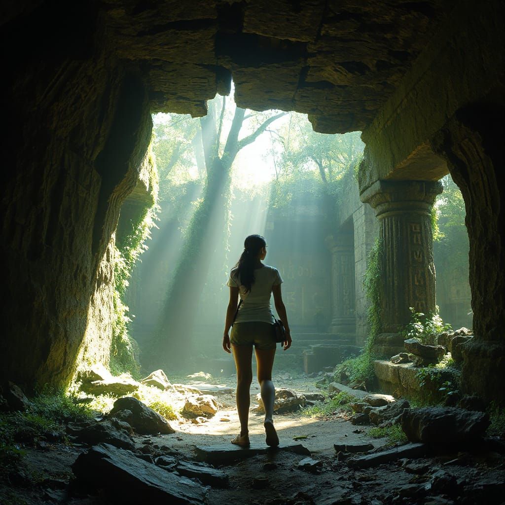 Explorer Finds Ancient Ruins With Glowing Glyphs