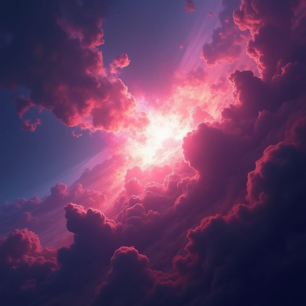 Vibrant Nova Explosion in Deep Space