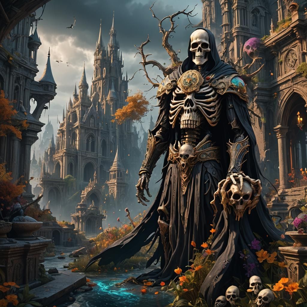 Death Returns to Life: Detailed Matte Painting