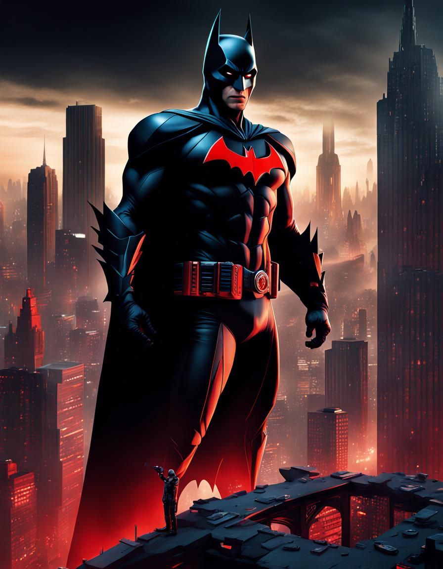 Batman Beyond Terry McGinnis in Neo-Gotham