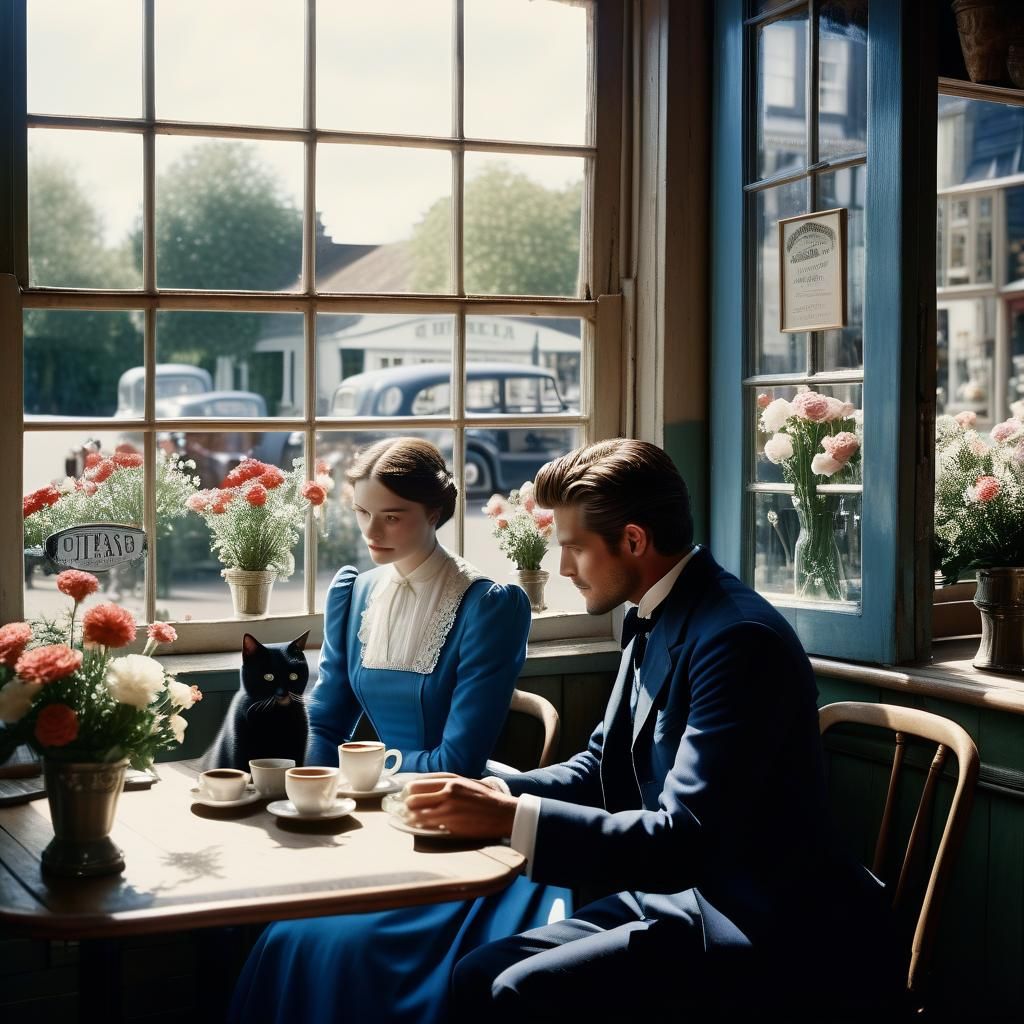 Vintage Country Romance Caught on Film