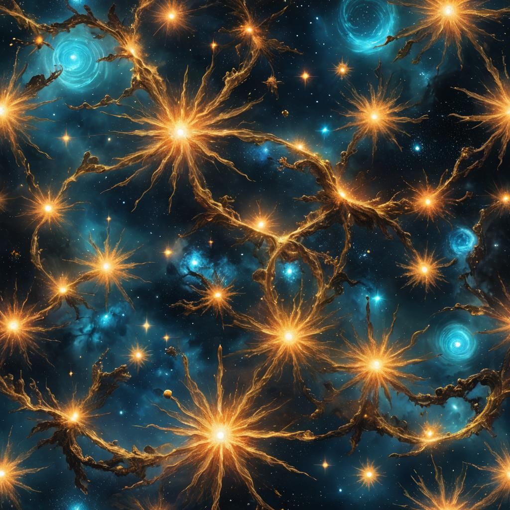 Celestial Cosmos Reflected: Fantasy Concept Art