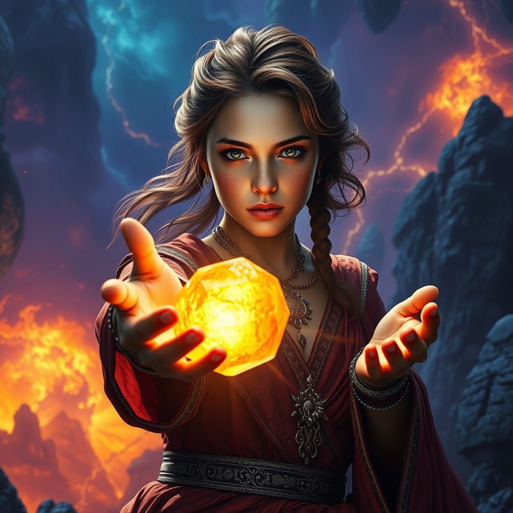 Mystical Realm Beauty Seeks Ancient Stone, in Unreal Engine....