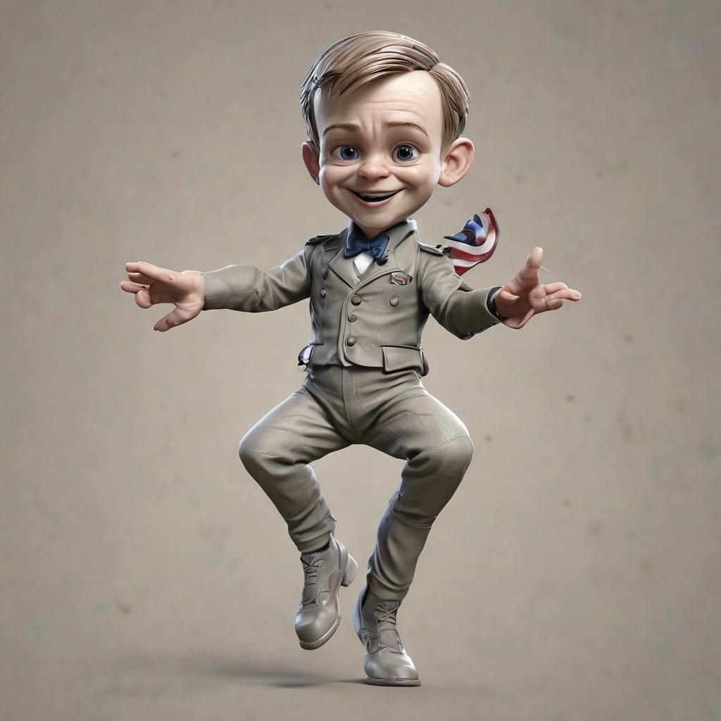 Baby Captain America Dances as Fred Astaire