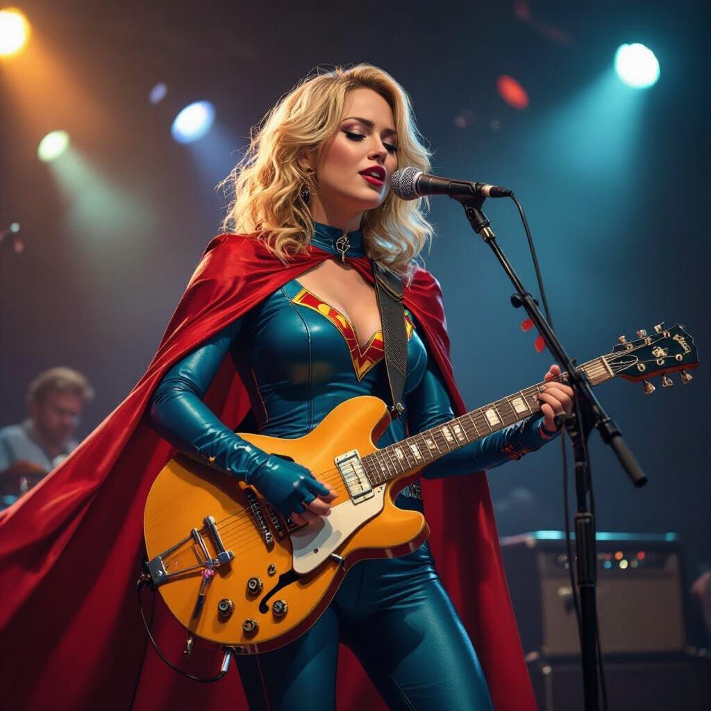 Superhero Samantha Fish Rocks Blues Concert Stage