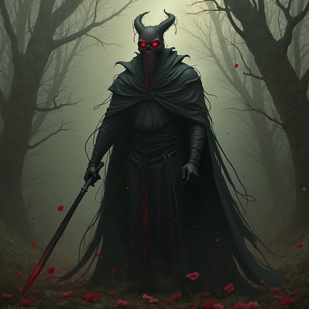 Dark Fantasy World in Grimdark Style