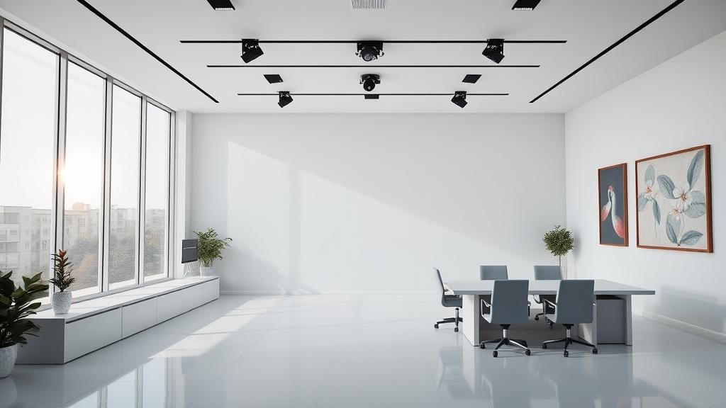 High-Tech Modern Office Broadcasting Studio in Unreal Engine