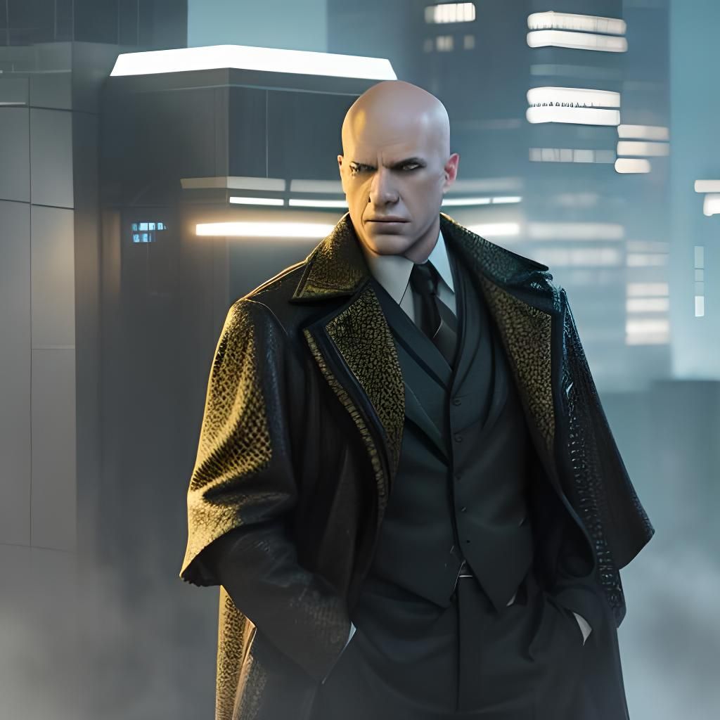 Lex Luthor in Gotham City: Cinematic Film Still