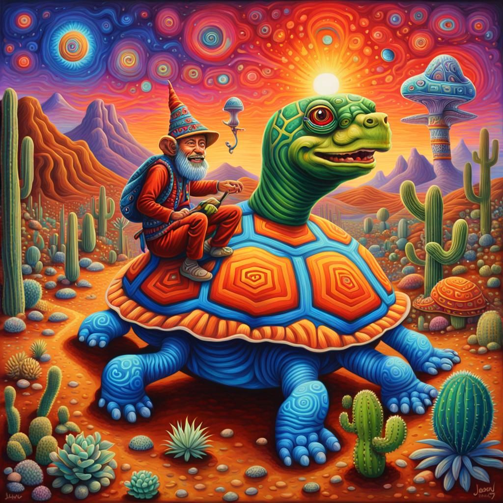 The tortoise and the gnome