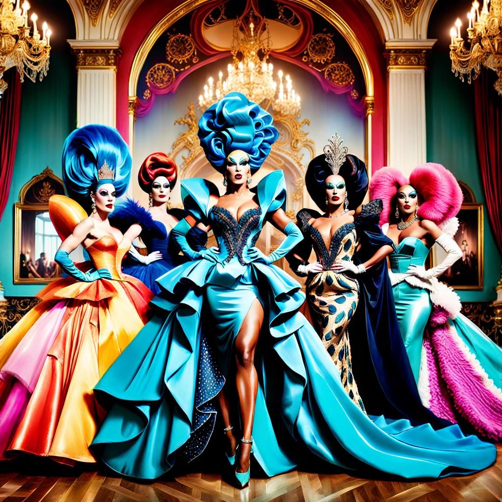 Glamorous Drag Queen Competition: Promotional Artwork