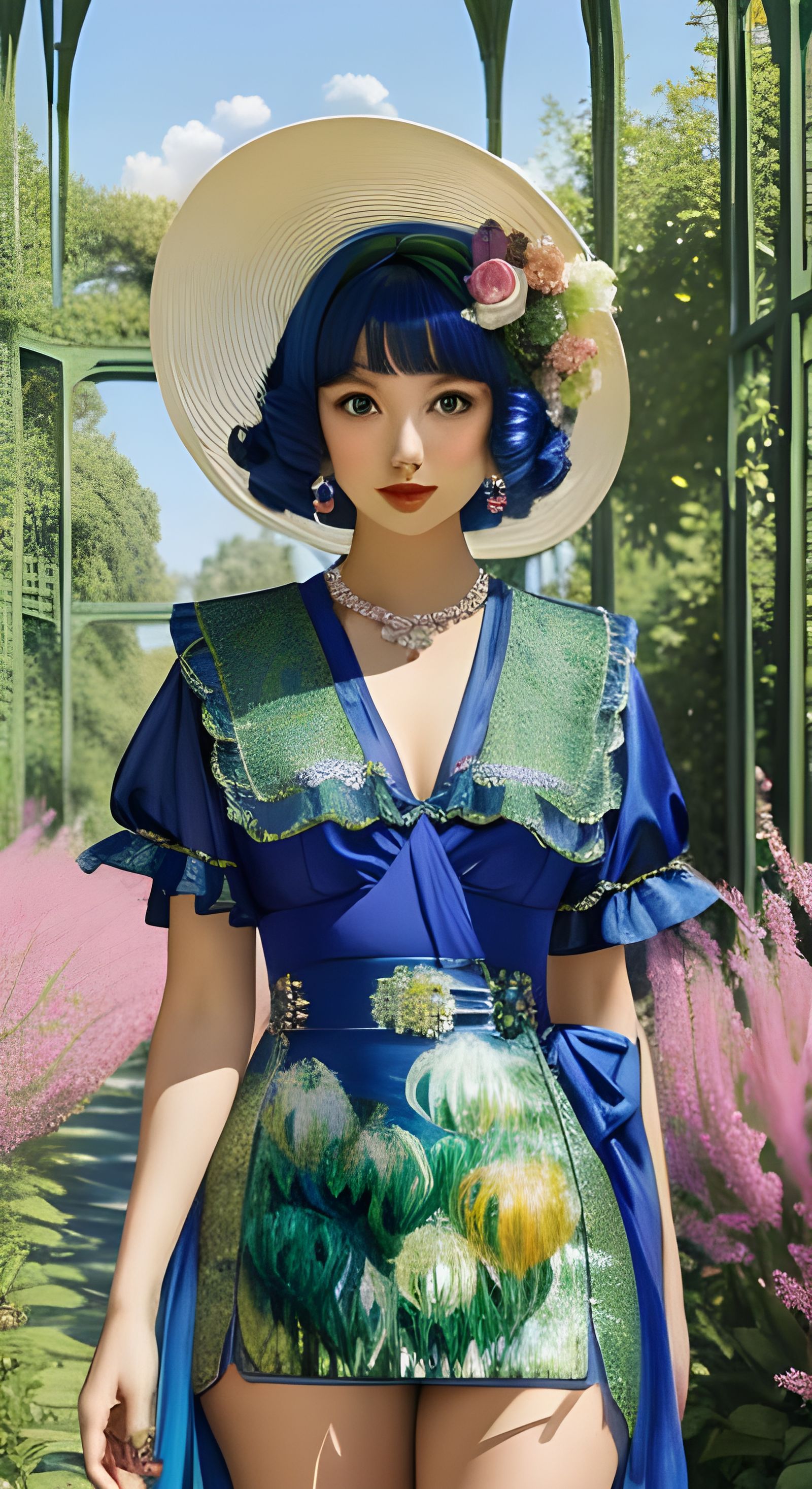 Art Deco Design with Monet-Inspired Colors