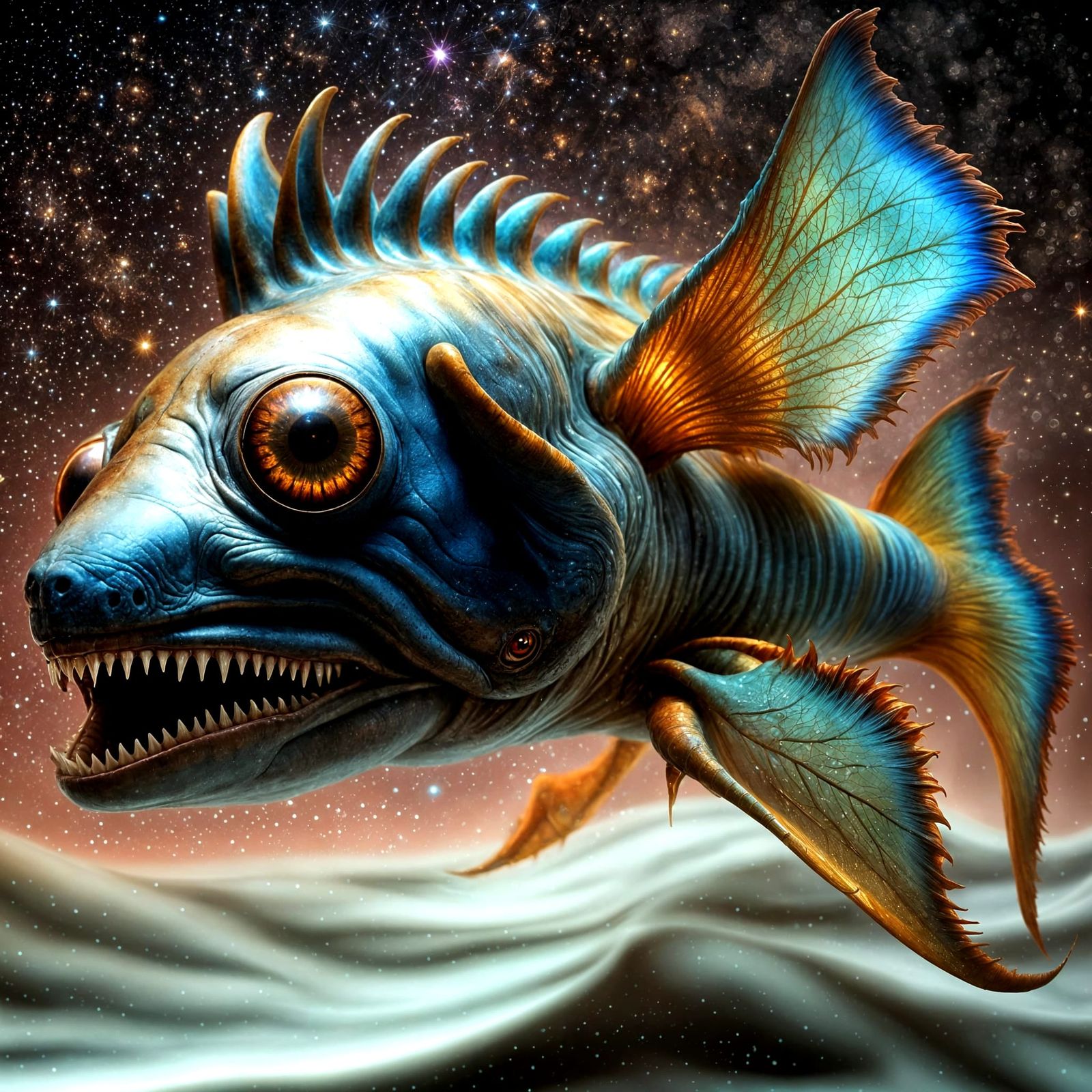 Exquisite Alien Lifeform in Surreal Photorealistic Style