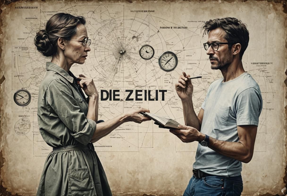 Journey Through Time in Hyperrealistic Style