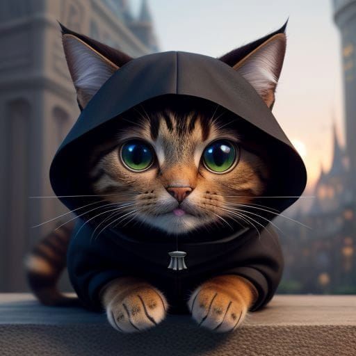 13 Days of Halloween Countdown - Caturday Costumes (cat burglar costume)