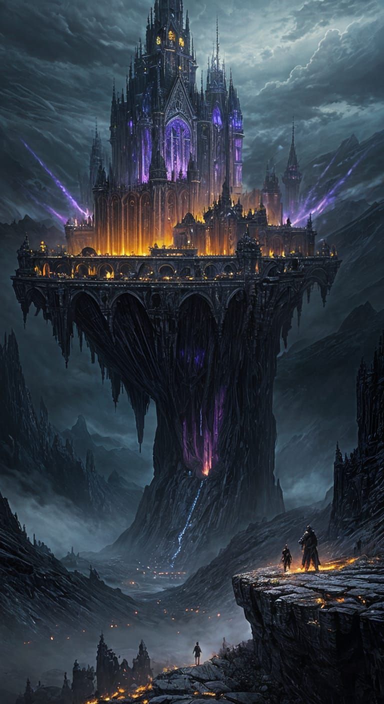 Dark Fantasy Lofty Plateau Masterpiece in 8K