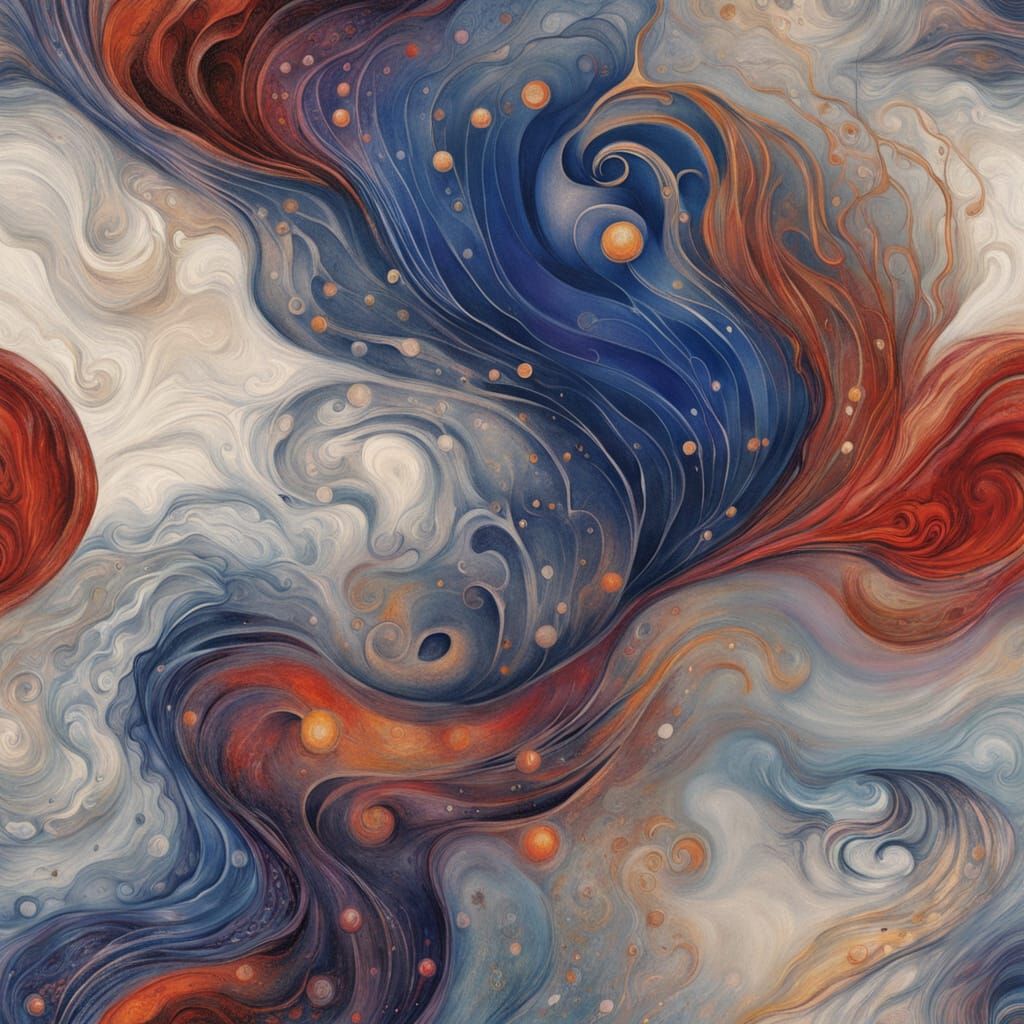 Ethereal Figure Forms from Swirling Ink in Water