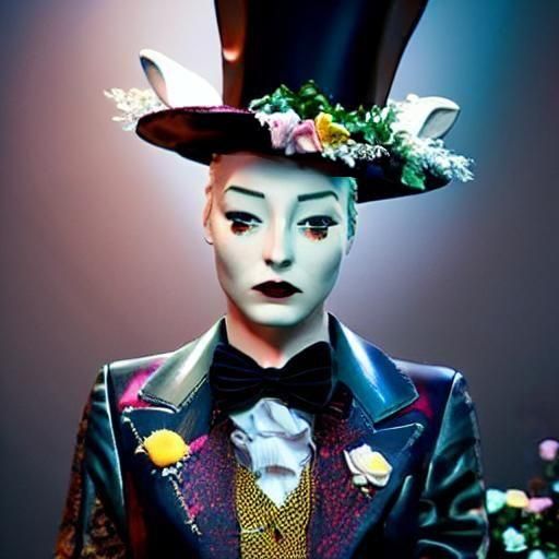 Victorian Rabbits in Steampunk Dieselgrunge Plazmapunk Style